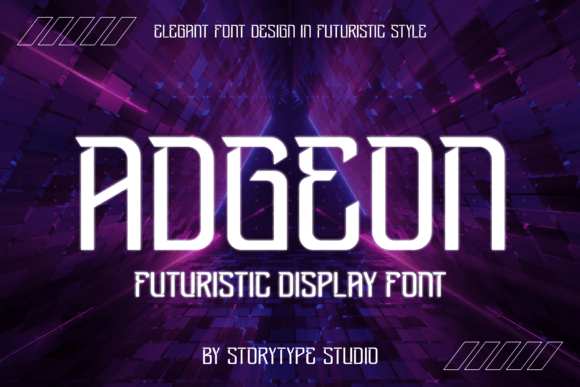 Adgeon: A Modern Display Font for Web Design