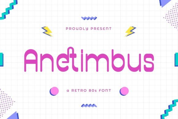 Anetimbus: A Retro Display Font That Elevates Small Business Branding