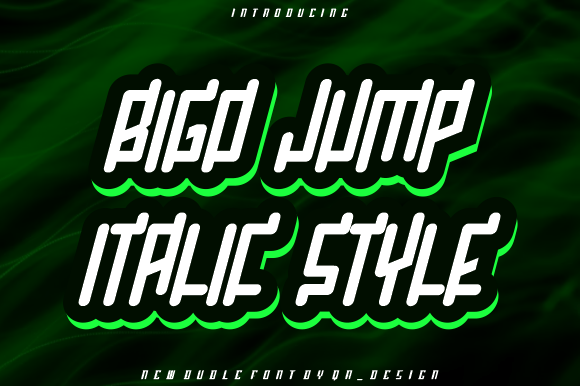 Bigo Jump: A Bold Display Font for Campaigns