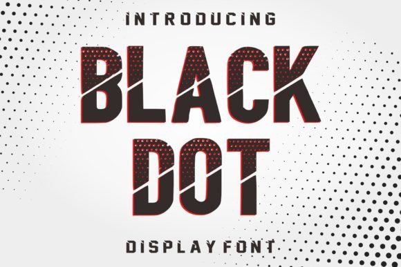 Black Dot: A Bold Display Font for Web Design