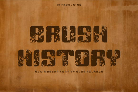 Brush History: A Bold Display Font for High-Impact Campaign Visuals