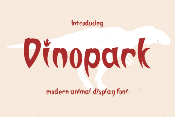 Dinopark: A Spooky Display Font for Web Design
