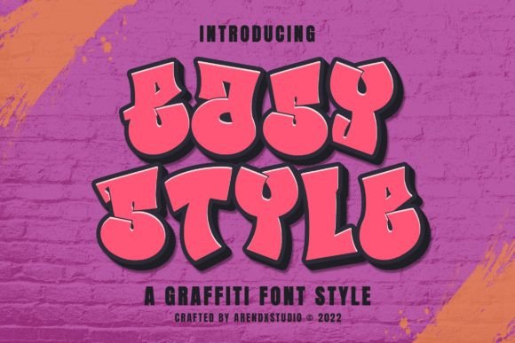 Easy Style: A Graffiti Display Font for Editorial Impact