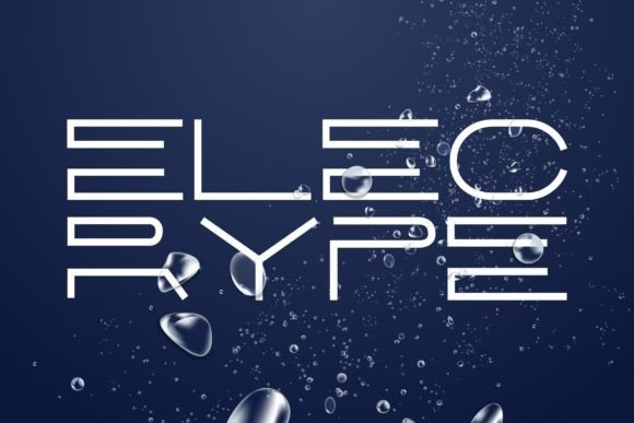 Electrype: A Clean Display Font for Crafters