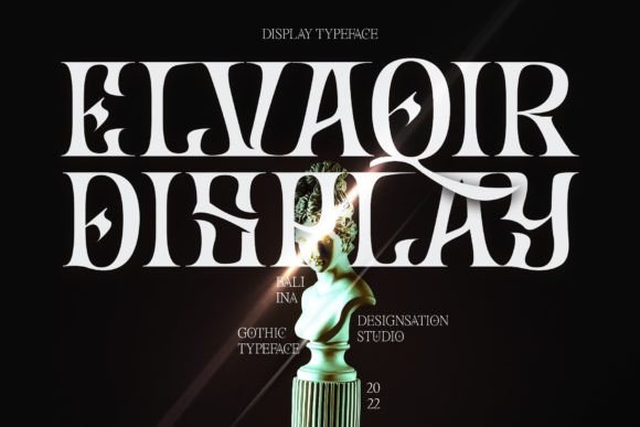 Elvaqir: A Gothic Display Font for Bold Web Design