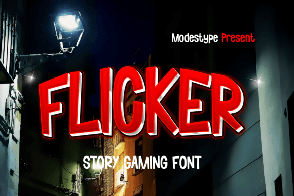 Flicker Font: Mystery Meets Branding for Small Businesses