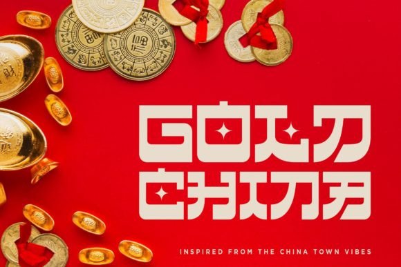 Gold China: A Bold Display Font for Campaigns