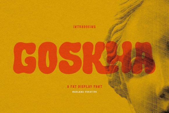 Goskha: A Bold Display Font for Creative Web Design