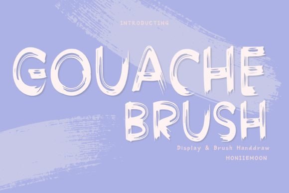 Gouache Brush: A Bold Display Font for Campaigns