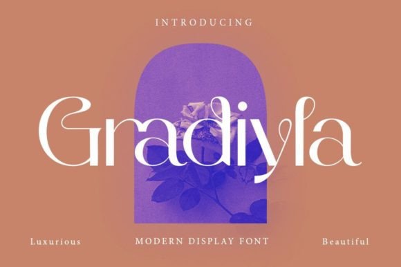 Gradiyla: A Luxurious Display Font That Elevates Web Design