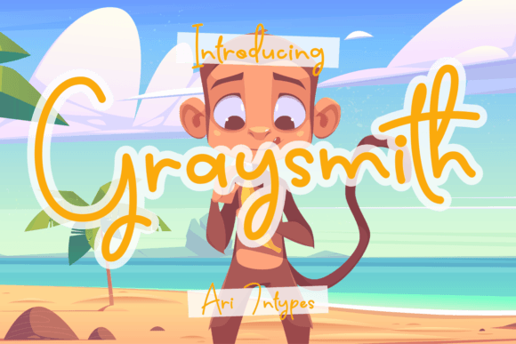Graysmith: A Playful Handwritten Display Font for Web