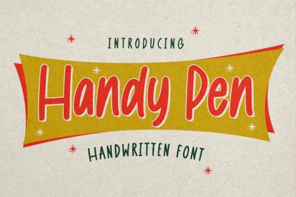 Handy Pen: A Display Font for Campaigns That Pop