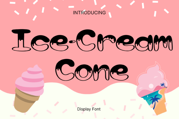 Ice-cream Cone Font: A Sweet Touch for Campaign Typography