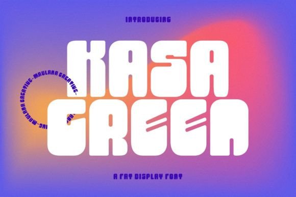 Kasa Green: A Bold Display Font for Dynamic Web Design
