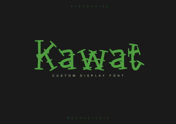 Kawat: A Distinctive Display Font for Editorial Design