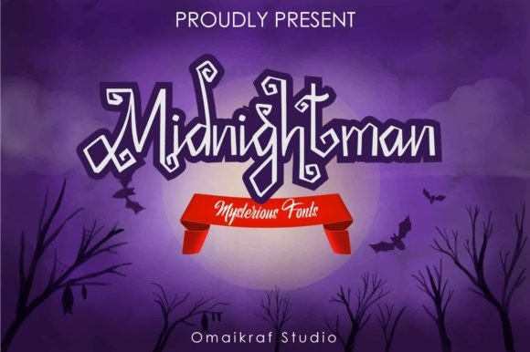 Midnightman: A Bold Display Font for High-Impact Marketing Visuals