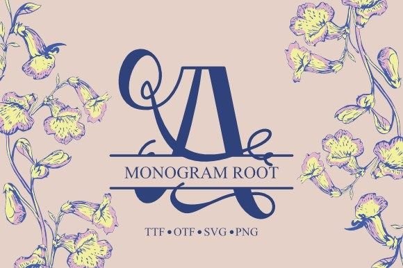 Monogram Root: A Flouncy Display Font for Elegant Editorial Design