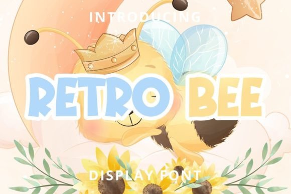 Retro Bee: A Playful Display Font for Web Design