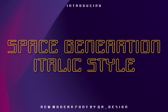 Space Generation Line: A Bold Display Font for Modern Web Design