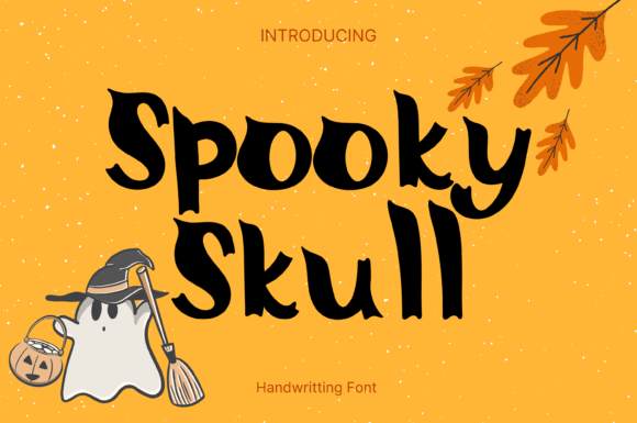 Spooky Skull: A Playful Display Font for Handmade Labels, Invitations, and Seasonal Crafts