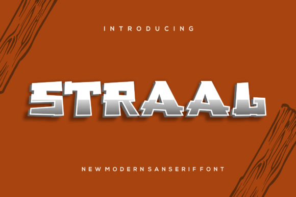 Straal: A Bold Display Font for Crafters
