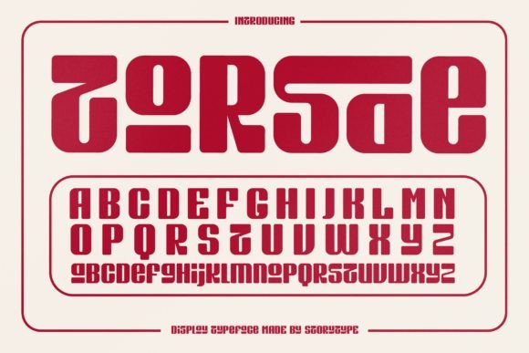 Torsae: A Modern Serif Typeface for Marketers