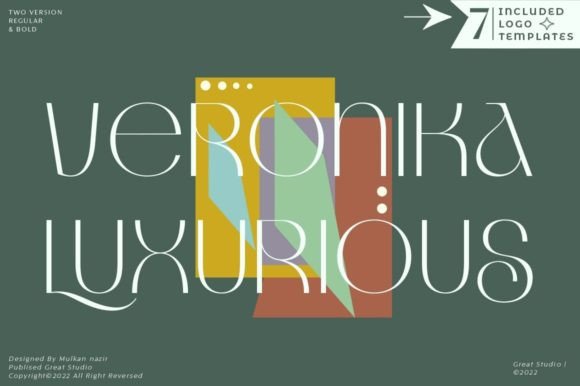 Veronika Luxurious: A Display Font That Elevates Small Business Branding